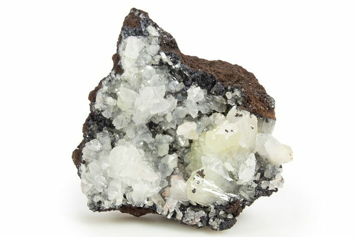 Sparkling Adamite Crystals on Matrix - Ojuela Mine, Mexico #327086